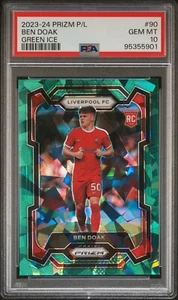 2023-24 Panini Prizm EPL Ben Doak Green Ice (RC) SSP - Picture 1 of 2