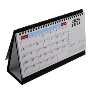 2026 Desk Calendar July 2025 To December 2026 Small Standing Flip Calendar - Picture 1 of 12