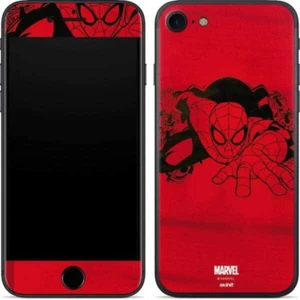 Outline of Spider-Man iPhone 7 Skinit Phone Skin Marvel NEW - Picture 1 of 5