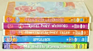 (5) Lot Brand New Sealed MY LITTLE PONY dvd's (4x Friendship is Magic + 1 Movie) - Foto 1 di 3