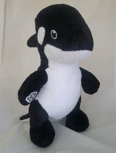 Build A Bear Seaworld Sea World Exclusivo Peluche Orca Shamu BAB Killer Whale 18" - Imagen 1 de 8