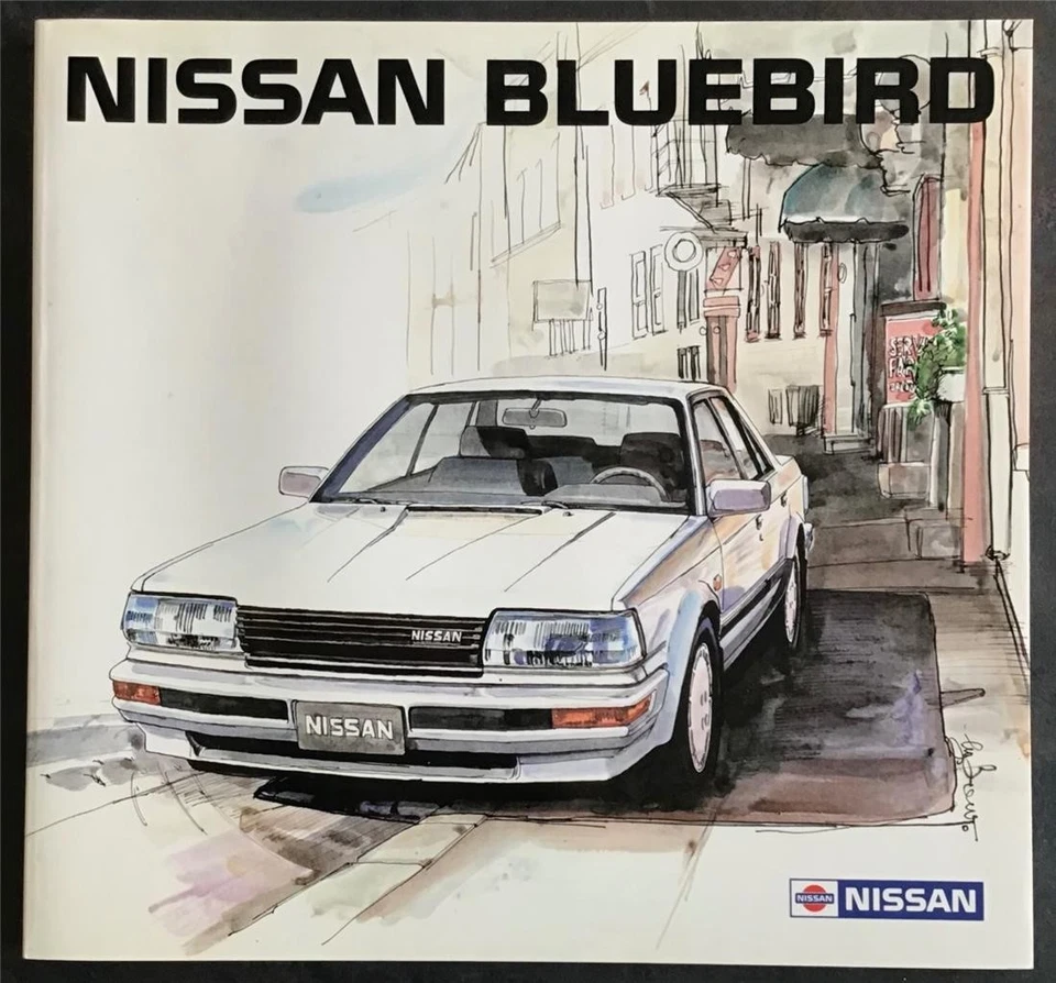 NISSAN BLUEBIRD RANGE LF Car Sales Brochure 1980s - Image 1 of 4