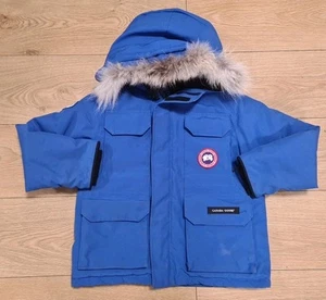 6 years boys canada goose jacket Blue Winter Duck Down (80) - Picture 1 of 23
