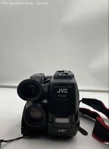 JVC Black VHS Autofocus Compact Video Movie Camcorder With Strap - Picture 1 of 6