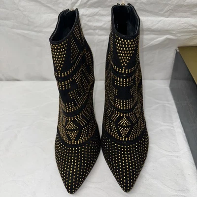 Thalia Sodi Black Copper Beaded Alejandra Heels Size 7.5 - Image 1 of 4