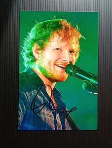 ED SHEERAN super original signiertes Foto 6x4 FABELHAFT - Bild 1 von 5