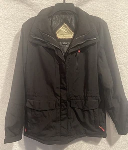 ZeroXposur Boarding Co. Jacke Damen Large Schwarz Langarm Verdeckter Reißverschluss Kapuze - Bild 1 von 15
