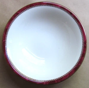 ROYAL WORCESTER MEDICI RUBY (RED) 6⅝" CEREAL BOWLS (12182) - Picture 1 of 3