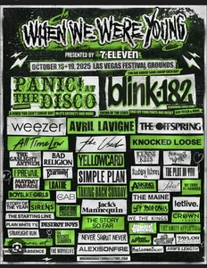 (3) When we were young festival 2025, Las Vegas Sunday 19th October 3 Tickets - Picture 1 of 1