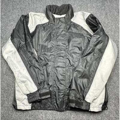 Lo último Chaqueta de Cuero para Hombres 3XL Negro Gris Motocicleta Montar Malla de Nylon Foto 1 de 4