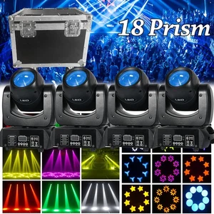 150W 18Prism LED Moving Head Light RGBW Gobo Beam Stage Lighting DJ Disco DMX512 - Picture 1 of 25