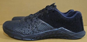 Nike Metcon 4 XD Black Training Shoes BQ3088-001 Mens Size 10 With 2 Patches - Picture 1 of 11