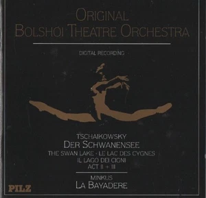 Tchaikovsky - Swan Lake / Minkus - La Bayadere (CD 1989) Bolshoi Theatre Orch - Picture 1 of 2