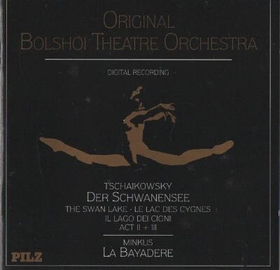 Tchaikovsky - Swan Lake / Minkus - La Bayadere (CD 1989) Bolshoi Theatre Orch - Image 1 of 2