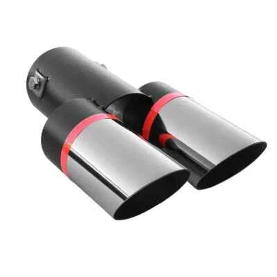 Exhaust Tip Trim Pipe Tail Double For Suzuki Grand Vitara Jimny Liana Swift - Image 1 of 4