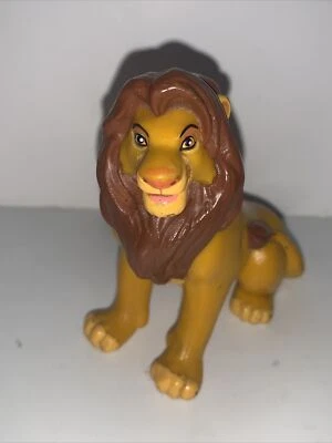 Disney The Lion King Adult Simba 3" Tall Toy PVC Figure 1994 Mattel - Image 1 of 3