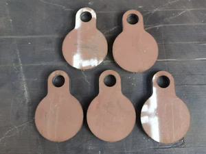 Hardox500 AR500 Gong 50mm set of 5pcs - Bild 1 von 2