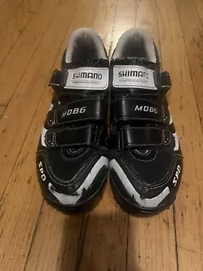 Shimano MO86 Cycling Shoes Black Sz 45 Men - Picture 1 of 8