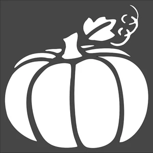 1- 8x8 inch Custom Cut Stencil, (TG-31) Fall Pumpkin - Picture 1 of 1