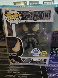 Marvel Funko Pop Brilla en el Veneno Oscuro (con Mjolnir) #1141 En Protector Pop - Imagen 1 de 7