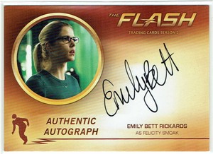 The Flash Season 2 Autograph Card EBR Emily Bett Rickards as Felicity Smoak