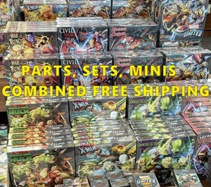 Marvel United Sets | Parts | Painted Miniatures |Cards| Locations | Season 1,2,3 - Picture 1 of 79