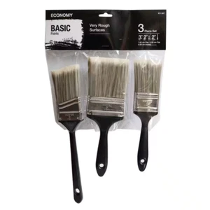 UTILITY 2 in. Flat Cut, 3 in. Flat Cut and 2 in. Angled Sash Utility Paint Brush - Picture 1 of 4