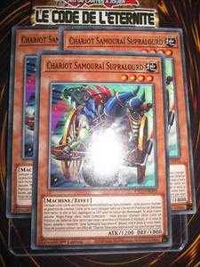 YU-GI-OH! PLAYSET (LOT DE 3) CHARIOT SAMOURAÏ SUPRALOURD ETCO-FR092 NEUF ED 1 - Picture 1 of 1