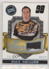 2009 Press Pass Premium Hot Threads Race-Used Firesuit /25 Paul Menard (Multi)