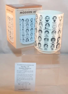 The Unemployed Philosophers Guild Handleless Modern Art Mug coffee tea cup - IOB - Picture 1 of 13