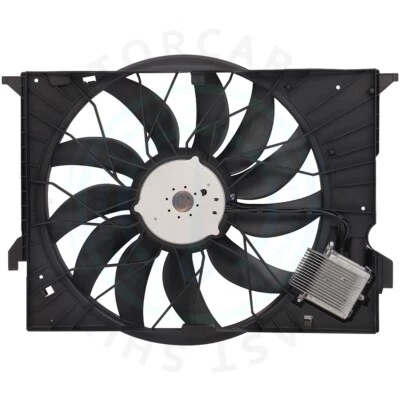 Conjunto de ventilador de refrigeración del radiador para Mercedes-Benz CL600 2005-2009 E320 2007-2014 Foto 1 de 4