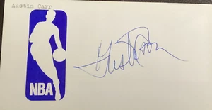 AUSTIN CARR Personally Autographed Signed NBA Card CAVS MAVS BULLETS FreeShip - Picture 1 of 2