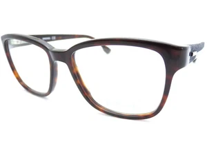 Diesel Brillengestell dunkelbraun Schildpatt/blau Demin Bügel 51 mm RX DL5032 052 - Bild 1 von 6