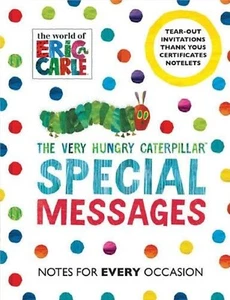 NEW ERIC CARLE SPECIAL MESSAGE INVITATIONS Hungry Caterpillar THANK YOU NOTES - Imagen 1 de 1