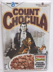 Count Chocula Style 1 Vintage Cereal Box 2" x 3" Refrigerator or Locker MAGNET - Picture 1 of 3