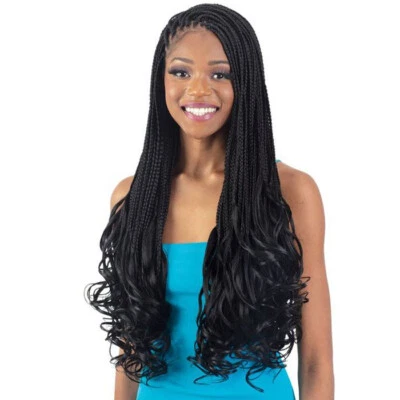 TRENZA FREETRESS PELO SINTÉTICO 3X TRENZA - RIZO FRANCÉS 22" Foto 1 de 4