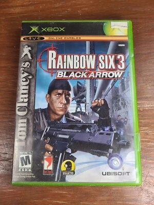 Tom Clancy's Rainbow Six 3: Black Arrow (XBOX) Complete w Manual CIB Black Label - Image 1 of 3