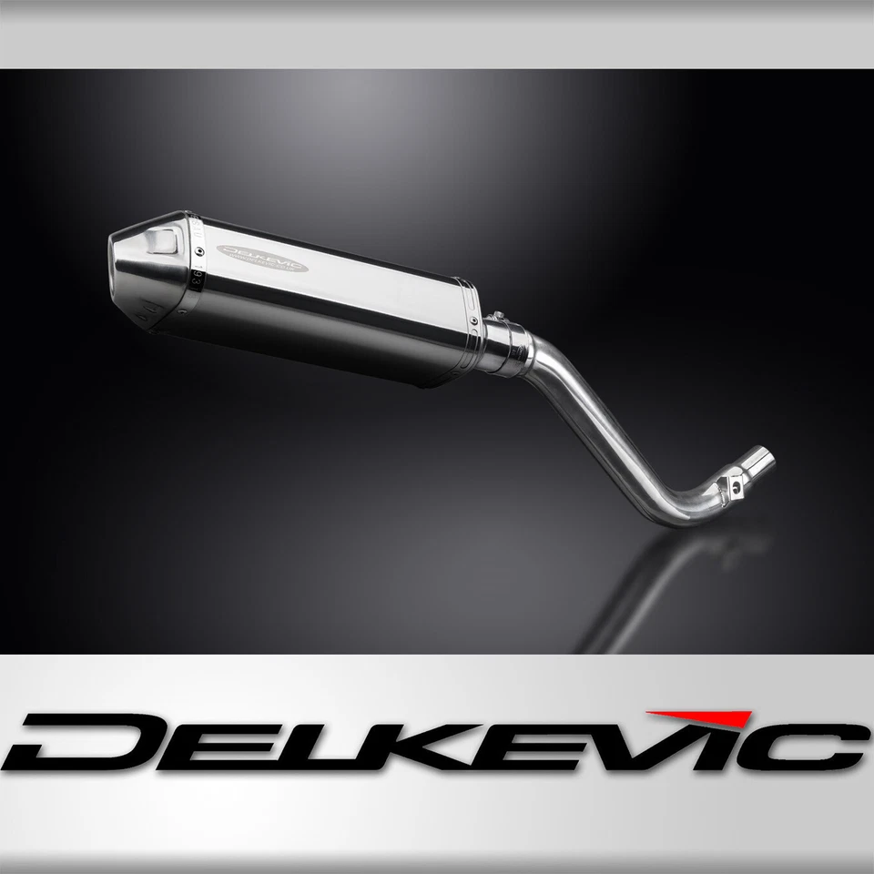 Suzuki DR650S DR650SE 96-24 Kit de silenciador de escape de acero inoxidable triovalado de 13" Foto 1 de 4