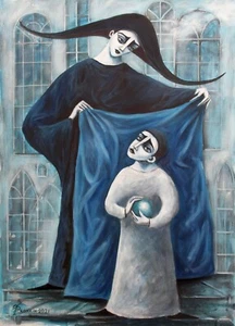 Painting original Oil canvas MODERN CONTEMPORARY ART by Pronkin 2021 G.P 5 - Picture 1 of 7