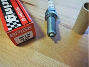 BRISK CR10YS-7 Upgrade Racing Spark Plugs fit: Husqvarna FE, FS, FX - 350, 450 - Picture 1 of 6