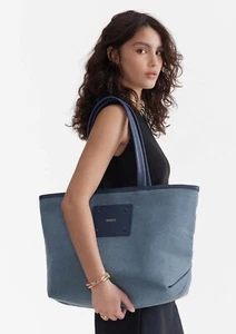 Mimco Denim Brunswick Large Tote Bag BNWT’s RRP$249 New! - Picture 1 of 15