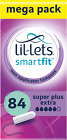 Lil-Lets Non-Applicator Super Plus Extra Tampons X 84 | 6 Packs of 14 | Very