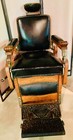 ANTIQUE OAK KOKEN BARBER CHAIR- Rare Find