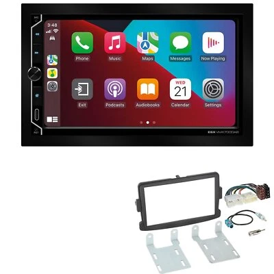 Wifi Apple CarPlay Android Autoradio für Dacia Sandero / Stepway ab 2013 schwarz - Bild 1 von 4