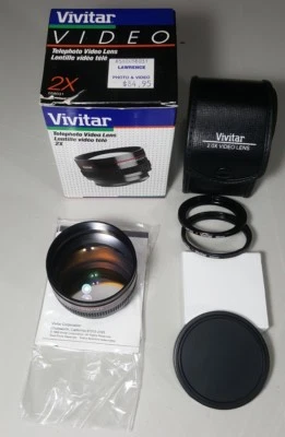 Vivitar 49mm 2.0X Multicoated Video Lens (24116330 - Image 1 of 2