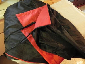 Vampire Cape Short for Child or Full size adult Cloak Dracula Satin Nylon fabric - Picture 1 of 7