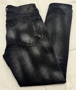 PRPS Men’s Black Stretch Japanese Denim Jeans Size 32 EUC - Picture 1 of 13