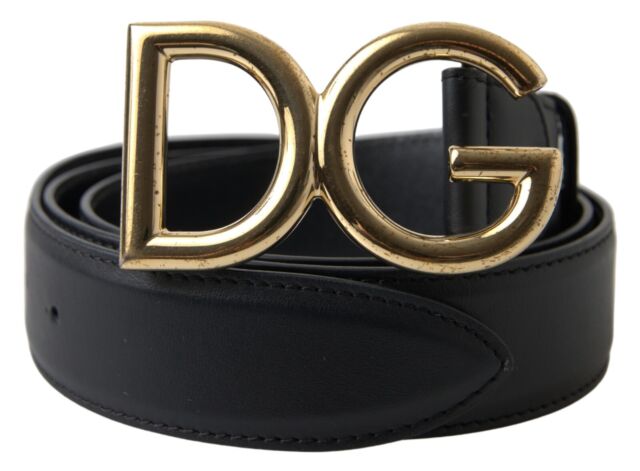 DOLCE & GABBANA Red Vernis Gold Lady Belt With Dg Logo Buckle -  Sweden