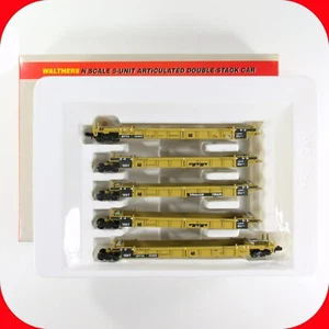 N SCALE ***TTX*** Thrall 5-Unit Articulated Well Car #72403 -- Walthers 932-8109 - Picture 1 of 6