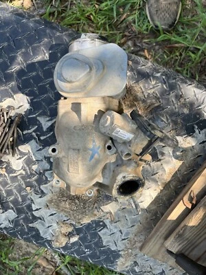 2008-2010 FORD F350 SD 6.4L V8 POWER STROKE THROTTLE BODY EGR INTAKE VALVE OEM - Image 1 of 3